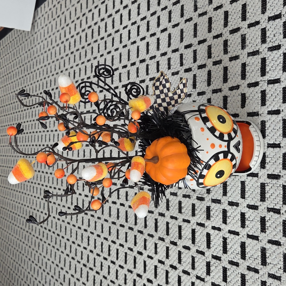 NWT MacKenzie-Childs Halloween Boo Arrangement - Picture 5 of 7